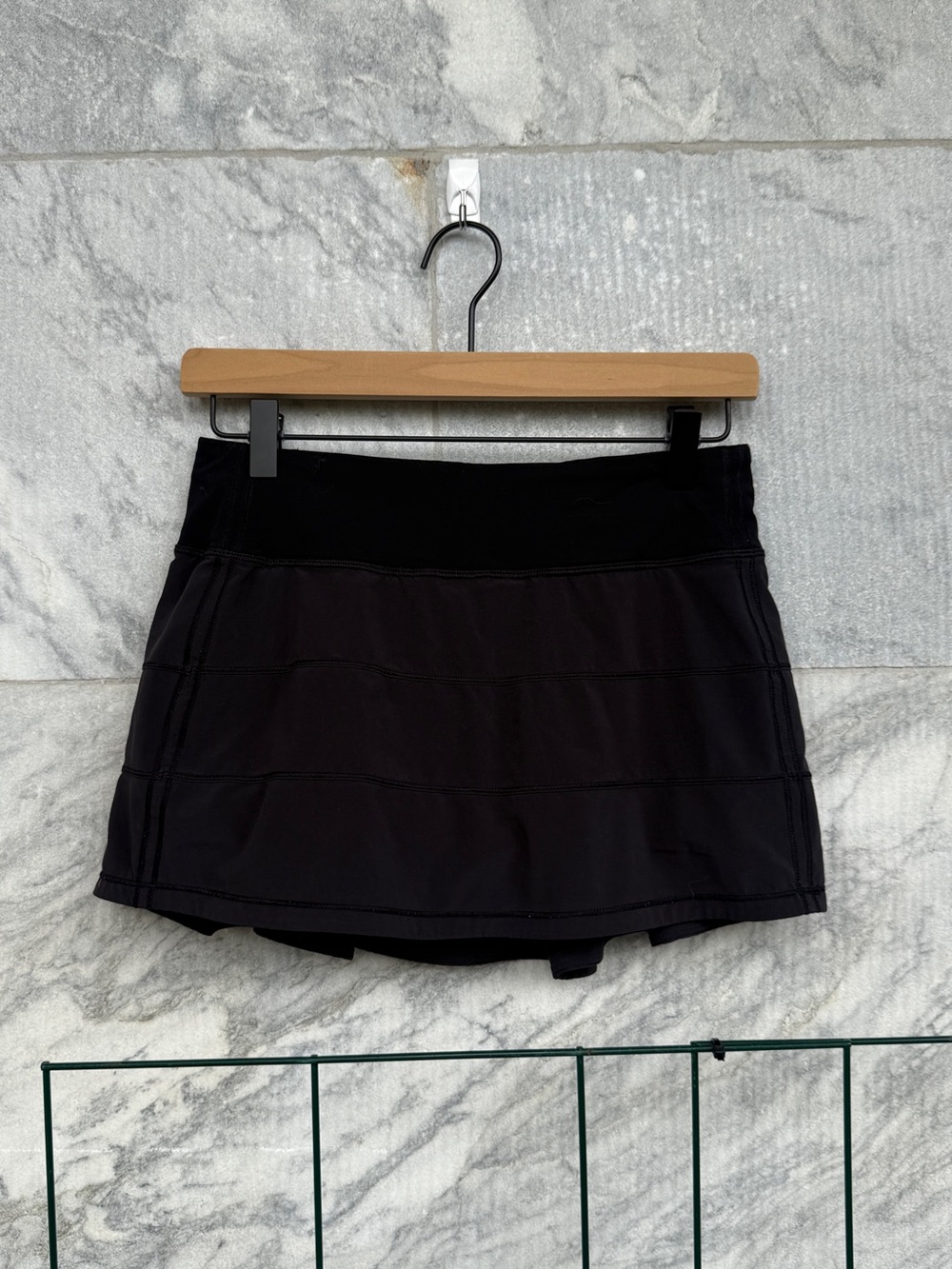 Lululemon Pace Rival Mid-Rise Skirt Black XS/S Tennis Running Skort